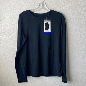 Mondetta Women's L Long Sleeve Active Top Thumb Holes Athletic Shirt Anti-odor